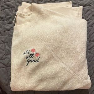 PINK sweatshirt “it’s all good” size small